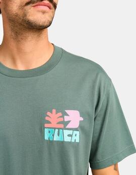 Camiseta RVCA MOSAIC - Balsam Green