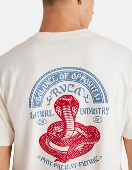 Camiseta RVCA CHARMER - Antique White