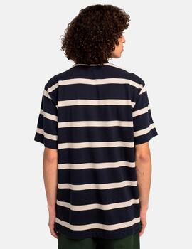 Camiseta ELEMENT YACHT CLUB - Oat Milk/Eclipse Navy