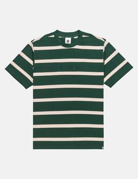 Camiseta ELEMENT YACHT CLUB - Oat Milk/Jungle Green