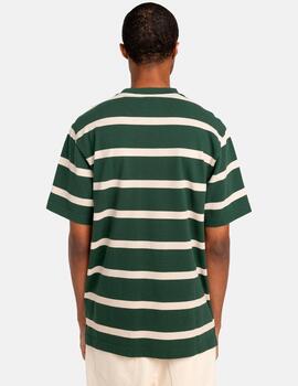 Camiseta ELEMENT YACHT CLUB - Oat Milk/Jungle Green