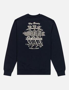 Sudadera Crew ELEMENT TIMBER SKELETON - Eclipse Navy