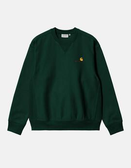 Sudadera Crew AMERICAN SCRIPT - Conifer