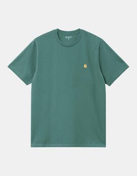 Camiseta CARHARTT CHASE - Silver Pine / Gold