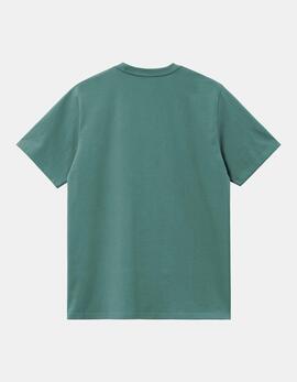 Camiseta CARHARTT CHASE - Silver Pine / Gold