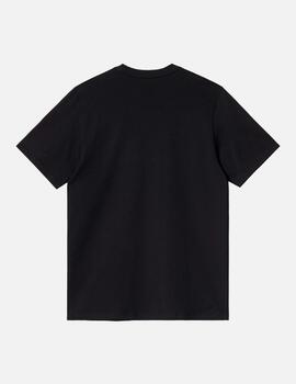 Camiseta CARHARTT POCKET HEART - Black / Black