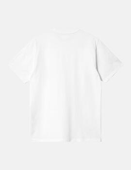 Camiseta CARHARTT POCKET HEART - White / Black