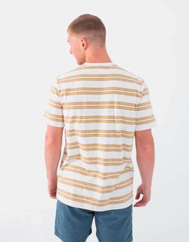 Camiseta HURLEY NATURALS STRIPE - Barely Bone