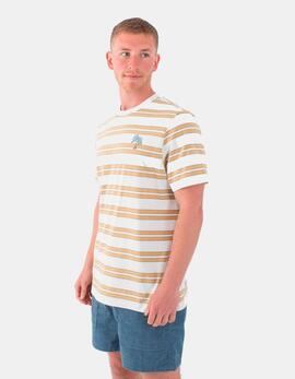 Camiseta HURLEY NATURALS STRIPE - Barely Bone