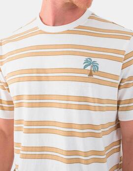 Camiseta HURLEY NATURALS STRIPE - Barely Bone