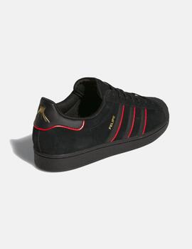 Zapatillas ADIDAS SUPERSTAR X FELIPE - Black/Scarlet/Gold