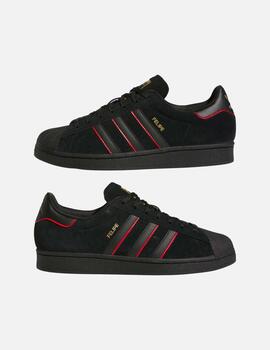 Zapatillas ADIDAS SUPERSTAR X FELIPE - Black/Scarlet/Gold