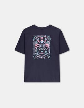 Camiseta KAOTIKO PINBALL- Navy