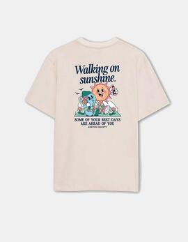 Camiseta KAOTIKO WALKING ON SUNSHINE- Ivory