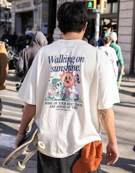 Camiseta KAOTIKO WALKING ON SUNSHINE- Ivory