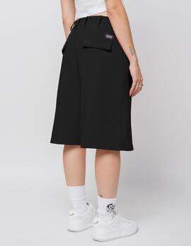 Bermuda KAOTIKO WIDE LEG PINZAS - Black