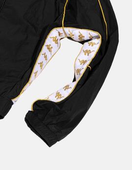 Chaqueta KAPPA NUCIO - Black/Yellow Gold Rich/White