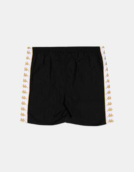 Bermuda KAPPA NARDO - Black/Yellow Gold Rich/White