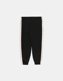 Pantalón KAPPA NELDO - Black/Yellow Gold Rich/White