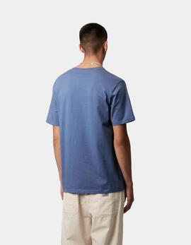 Camiseta CARHARTT POCKET - Blue Iris