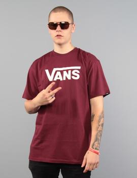 Camiseta VANS CLASSIC - Burgundy/White